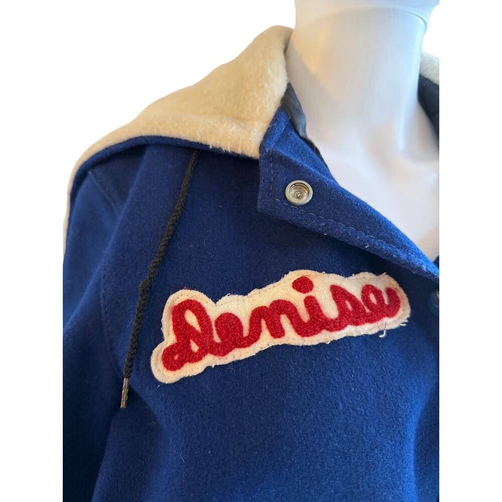 Vintage DeLong Varsity Jacket Rich South 84 Denise Wool USA 34 US Womens Small - Picture 6 of 11